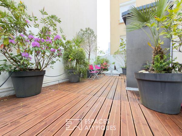 Immeuble mixte de charme et son jardin suspendu en coeur de ville