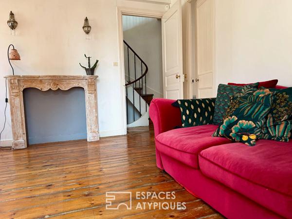Immeuble mixte de charme et son jardin suspendu en coeur de ville