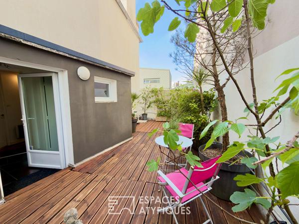 Immeuble mixte de charme et son jardin suspendu en coeur de ville