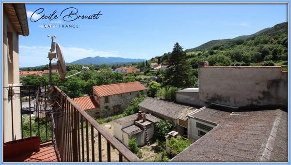 Appartement à rénover, 3 pièces, avec cave et balcon , Céret ( 66400)