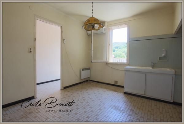 Appartement à rénover, 3 pièces, avec cave et balcon , Céret ( 66400)