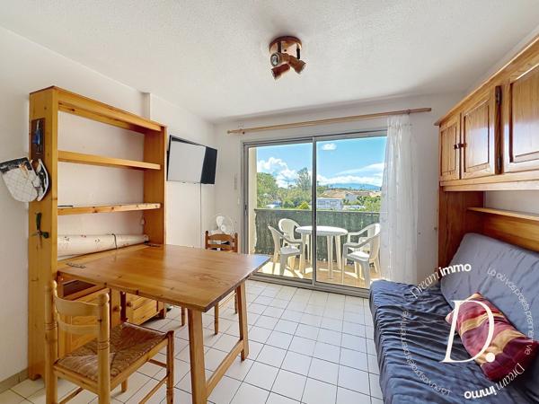 Studio vue mer – Plage privée résidence – Saint-Cyprien