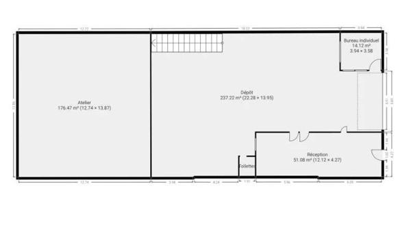 Dpt (Guyane) , à louer KOUROU Local commercial 735 m²