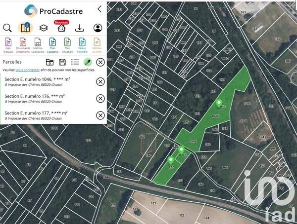 Terrain à vendre 8 811 m² Civaux