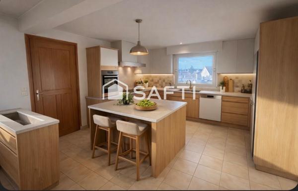 Maison de 152 m2  édifié sur un terrain de 1400m2