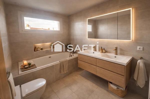 Maison de 152 m2  édifié sur un terrain de 1400m2