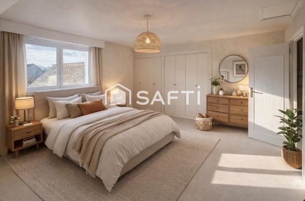 Maison de 152 m2  édifié sur un terrain de 1400m2