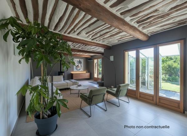 EXCLUSIVITÉ – Charmante maison de plain-pied avec jardin arboré