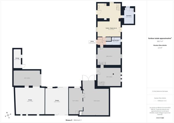 Immeuble de rapport 715m² de plancher