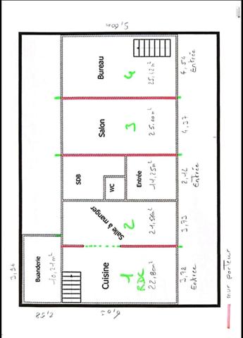 Immeuble de rapport 715m² de plancher