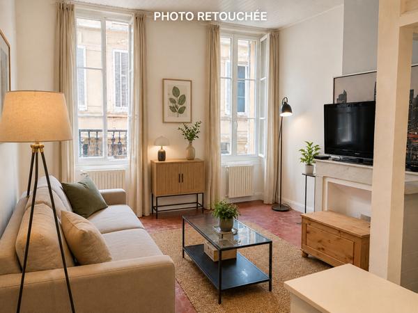 EXCLUSIVITE A vendre 2 pièces dans le 6ème Arrondissement de Marseille, 2 ème étage exposé sud.
