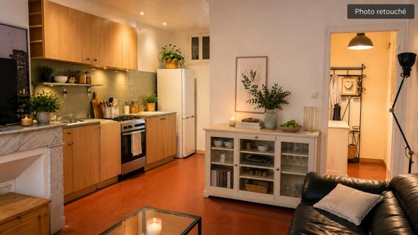 EXCLUSIVITE A vendre 2 pièces dans le 6ème Arrondissement de Marseille, 2 ème étage exposé sud.