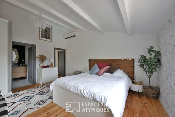 Villa de caractère avec studio indépendant, jardin et piscine