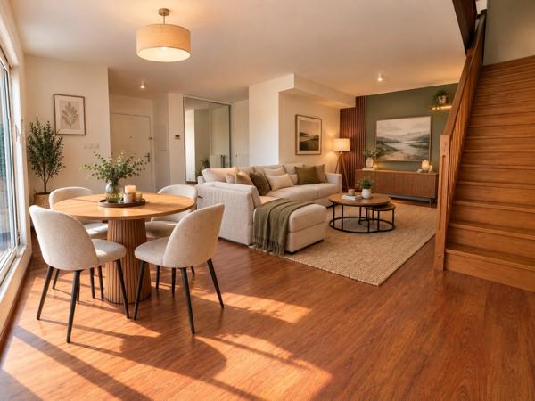 RARE DIJON SUPERBE APPARTEMENT T4 EN DUPLEX AU DERNIER ETAGE AVEC 3 TERRASSES