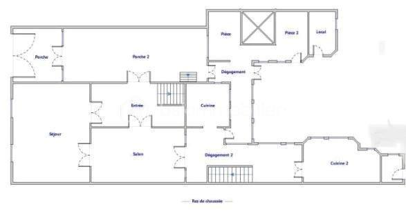 Immeuble mixte de 410 m²