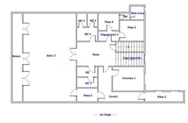 Immeuble mixte de 410 m²