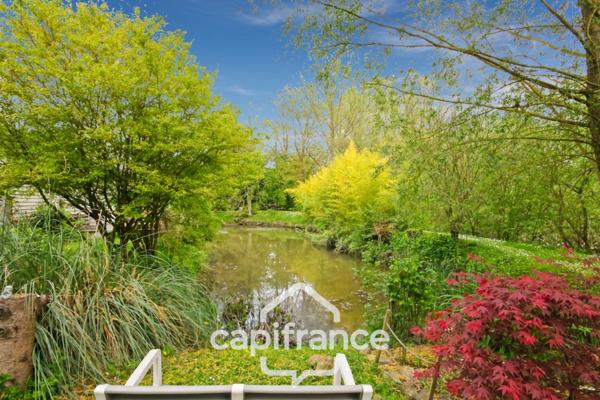 Proche SAINT-QUENTIN (02) : terrain de loisir 3200 m² au bord de l’Oise avec Chalet et potentiel locatif