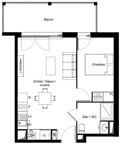 APPARTEMENT T2 - TERRASSE - PARKING