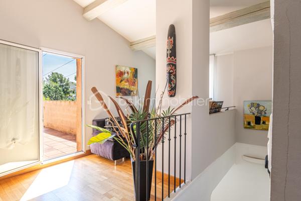 En EXCLUSIVITÉ,  au sein du  PARC du MONT DES OISEAUX,, dans une résidence fermée et sécurisée,   cette maison  de 125 m² offre un cadre de vie idéal pour les familles aimant le confort.  Elle associe espace et fonctionnalité à la perfection. 

Edifiée en 2000, cette villa sur 2 niveaux se situe sur un terrain aménagé avec goûts.

Son espace intérieur chaleureux et accueillant comprend un séjour avec cheminée, une cuisine moderne, 3 suites parentales toutes équipées de salle de douche,  un bureau, 3 wc, une buanderie.

Deux grandes terrasses élégamment aménagées pour recevoir vos invités et profiter des  moments largement ensoleillés  de notre belle ville de Hyères.

Le  Solarium, avec un bel aperçu Mer vous séduira pour vos moments de lecture.

Profitez de plus de 400 m2 de terrain privé, idéal pour se ressourcer autour de la piscine dans une ambiance digne de Bali. 

Les + : chauffage au sol avec pompe à chaleur, Aspiration intégrée, climatisation dans la suite parentale, beaucoup de rangements. Exposition Est et Sud avec un APERCU MER !

Résidence FERMÉE et SÉCURISÉE. Proximité ECOLES de COSTEBELLE, COMMERCES, PLAGES 

Idéal HABITATION PRINCIPALE  ou  RÉSIDENCE SECONDAIRE  

Contact pour visite : Isabelle Bassac au 06 33 64 15 64 ou mail i.bassac@bskimmobilier.com