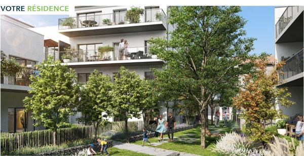 A VENDRE RESIDENCE " QUARTIERS MAITRES" APPARTEMENT TYPE 3 A LA ROCHELLE