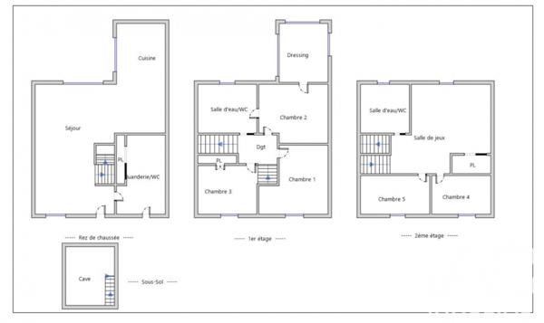 Maison à vendre 8 pièces 174 m² Bourg-de-Péage
