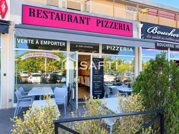 Restaurant Pizzeria dans petit centre commercial