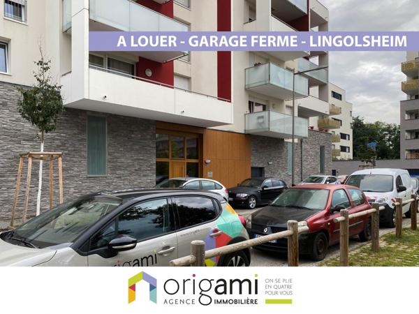 A louer sur Lingolsheim - Garage fermé en sous sol