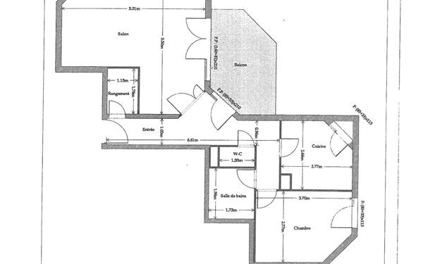 Appartement à vendre    2 pièces • 55,82 m2 Noisy-le-Grand