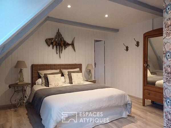 Propriété de charme en bord de mer avec activité de chambres d’hôtes