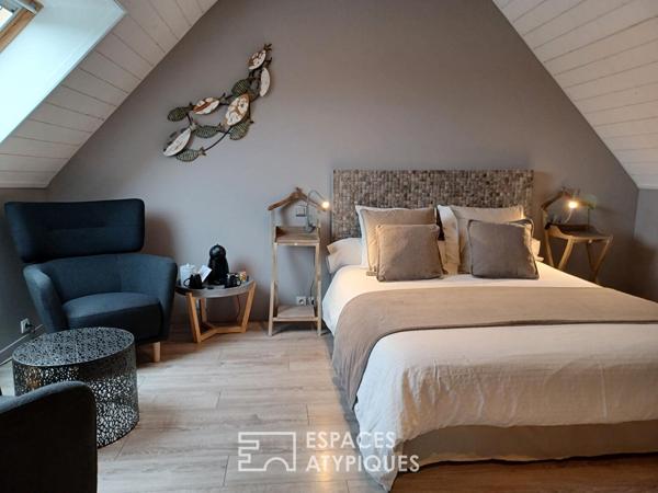 Propriété de charme en bord de mer avec activité de chambres d’hôtes