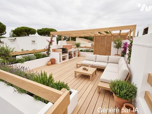 VILLA D'ARCHITECTE DE 1970 DE PLAIN-PIED T5+1 VÉRANDA SUR UN TERRAIN DE 586M2 AVEC PISCINE ET GARAGE