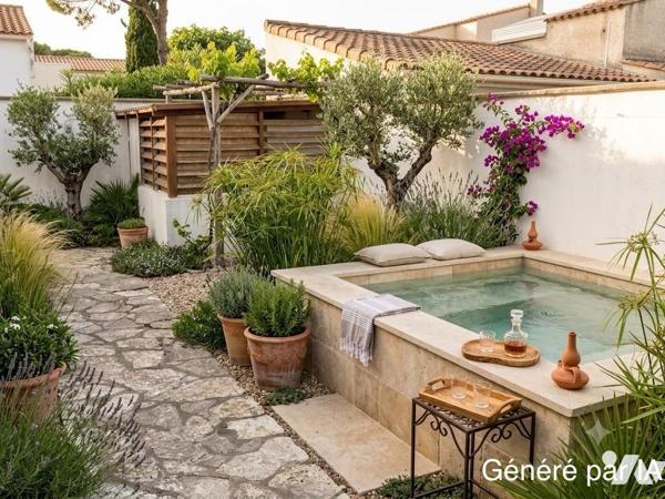VILLA D'ARCHITECTE DE 1970 DE PLAIN-PIED T5+1 VÉRANDA SUR UN TERRAIN DE 586M2 AVEC PISCINE ET GARAGE