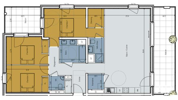 Appartement à vendre 4 pièces 102 m² Chambéry