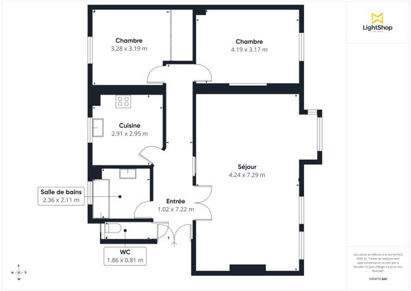 Coup de coeur - Appartement de 82m² - Traversant - Lumineux - Rue de ville d'Avray, Sèvres