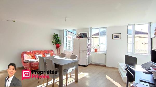 THIZY-LES-BOURGS (69240)  Appartement T2  loué, 64 m² en centre bourg