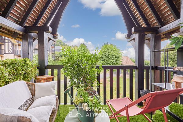 Triplex avec 4 terrasses dans résidence avec piscine