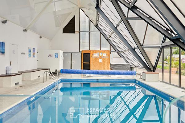 Triplex avec 4 terrasses dans résidence avec piscine