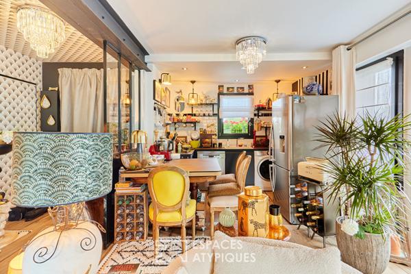 Triplex avec 4 terrasses dans résidence avec piscine