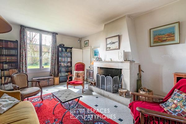 Grande longère familiale en pierre de taille avec jardin près de Crépy-en-Valois