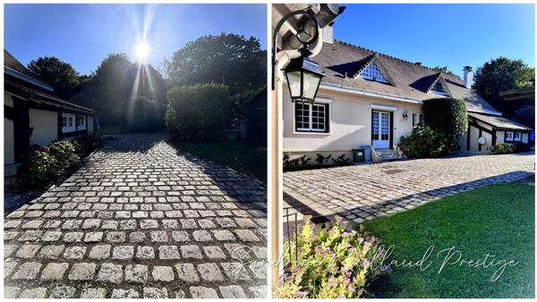 À 50mn de Paris , Élégante Propriété avec Piscine, Dépendance et Parc Paysager - 6 Chambres - Véranda - Carport - terrain 3177m² - 799000 Euros HAI