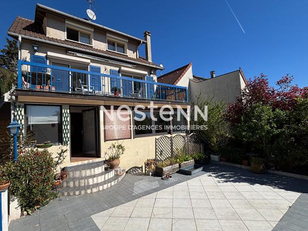 NESTENN IGNY maison familiale de 150m² avec vue, terrasse et dépendance locative- secteur Val d'Albian - Saclay, proche écoles Kergomard et Gobert / grandes écoles Polytech, HEC, ligne V-ligne 18 et bus, plateau Saclay, Vélizy.