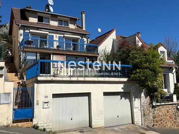 NESTENN IGNY maison familiale de 150m² avec vue, terrasse et dépendance locative- secteur Val d'Albian - Saclay, proche écoles Kergomard et Gobert / grandes écoles Polytech, HEC, ligne V-ligne 18 et bus, plateau Saclay, Vélizy.