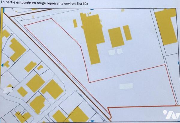 SABLE SUR SARTHE : PARCELLE EN ZONE CONSTRUCTIBLE à vocation principale d'activités 