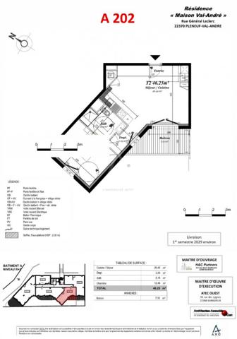 Pléneuf-Val-André – Élégant appartement T2 avec balcon dans un environnement privilégié