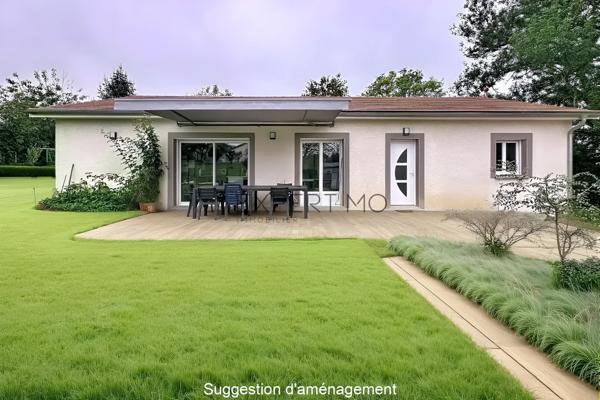 Brienne (71290) Maison contemporaine de plain-pied avec piscine et confort moderne à Brienne