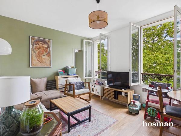 Appartement traversant 3 pièces, 56 m² - Rond-Point Rhin Et Danube, Boulogne-Billancourt