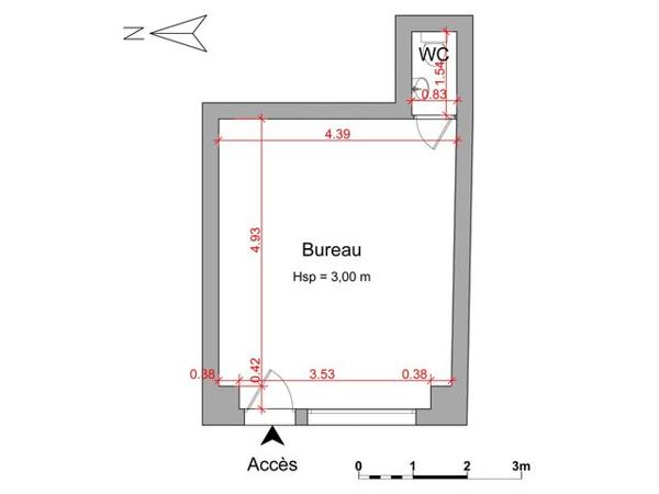 Local commercial 1 pièce T1 F1 22.9 m² à Albi 10 AVENUE ALBERT THOMAS 81000 à louer