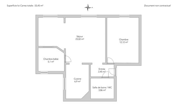 Appartement Paris 18e - VILLAGE RAMEY