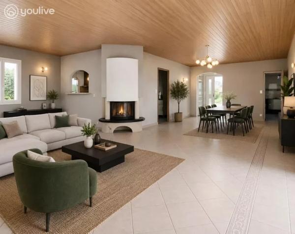 MAISON 4 CHAMBRES – PISCINE CHAUFFÉE – GRAND GARAGE – ENVIRONNEMENT NATURE