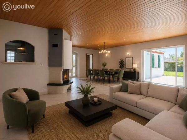 MAISON 4 CHAMBRES – PISCINE CHAUFFÉE – GRAND GARAGE – ENVIRONNEMENT NATURE